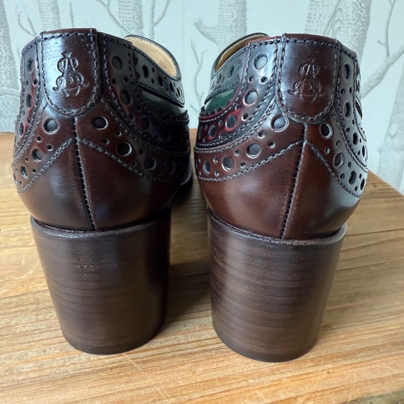 NIB The Office of Angela Scott Mrs. Doubt Colorblock Brogue Oxford- Size 37.5 - Picture 5 of 10